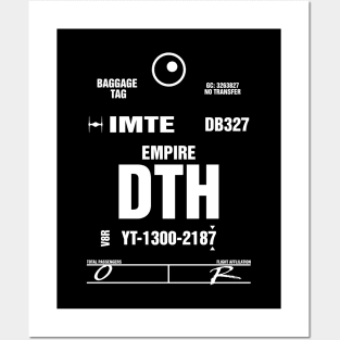 DTH Star Luggage Tag Posters and Art